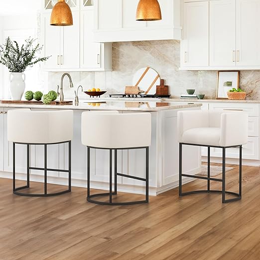 Sturdy and Stylish: LUE BONA 27″ H Bar Stools for Modern Homes