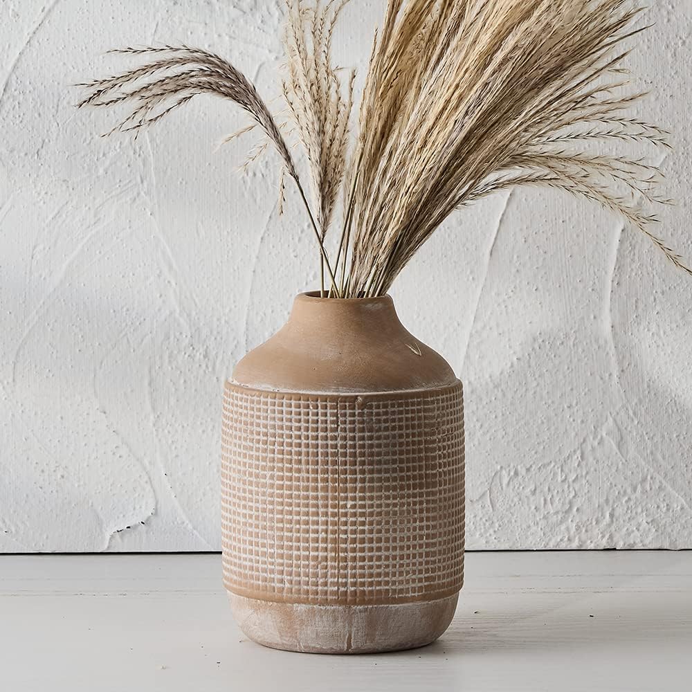 Versatile and Charming: Incorporating the SIDUCAL Ceramic Rustic Farmhouse Vase