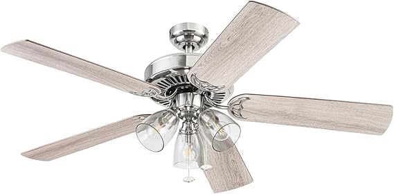 Efficient Comfort: Saybrook 52-inch Indoor Ceiling Fan with LED Light