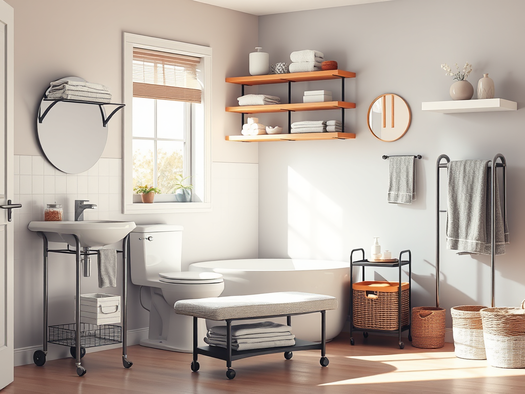 Finding the Right Storage Options for a Bathroom with No Built-In Storage