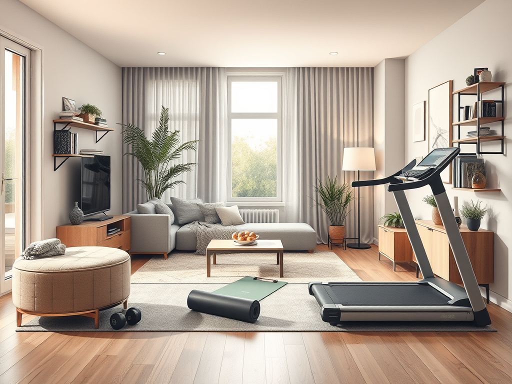 How to Seamlessly Incorporate Exercise Equipment into Your Home Decor